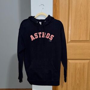 Fabletics Navy Blue Houston Astros Baseball Hooded Sweatshirt Men’s Size Medium
